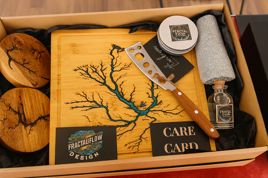 Fractal Flow Designs - Australian bamboo resin board gift box – handcrafted in Bairnsdale, Victoria