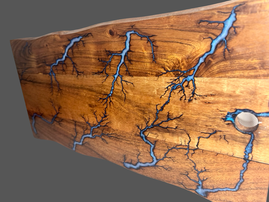Australian-made live edge board perfect for charcuterie and entertaining